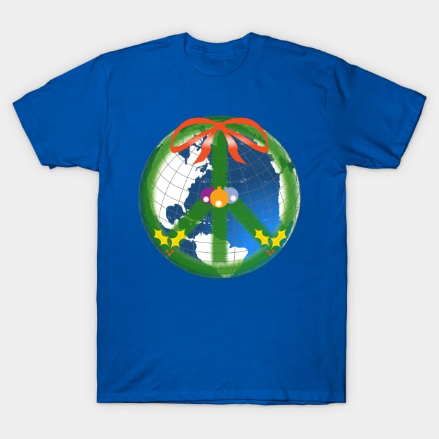 Peace On Earth T-Shirt by QueenieLamb